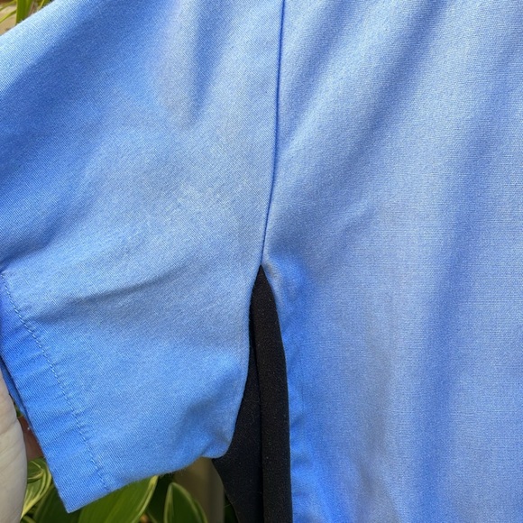 Cherokee workwear flexible scrub top xs with Cherokee flare scrub bottom xxs - Picture 3 of 11